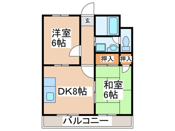 メゾン杉山の物件間取画像